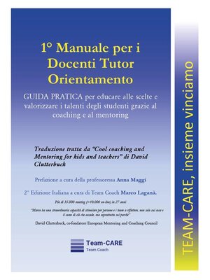 cover image of 1° Manuale per i Docenti Tutor Orientamento